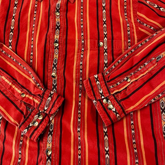 Territory Ahead Button Shirt Size L Rustic Western - Picture 10 of 11